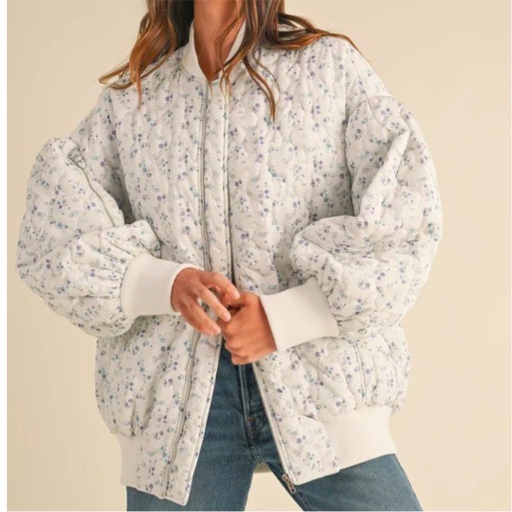 Floral Quilted Jacket